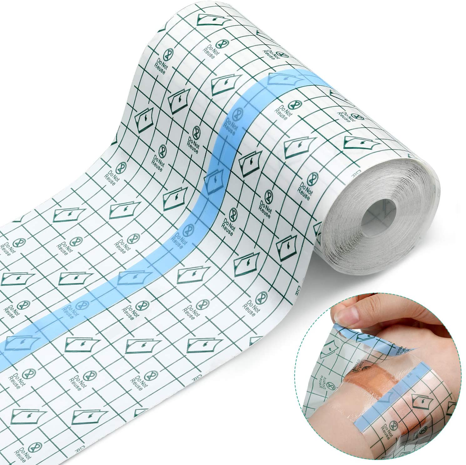 Wasserdichter, medizinischer, durchsichtiger, selbstklebender Verbandfilmverband