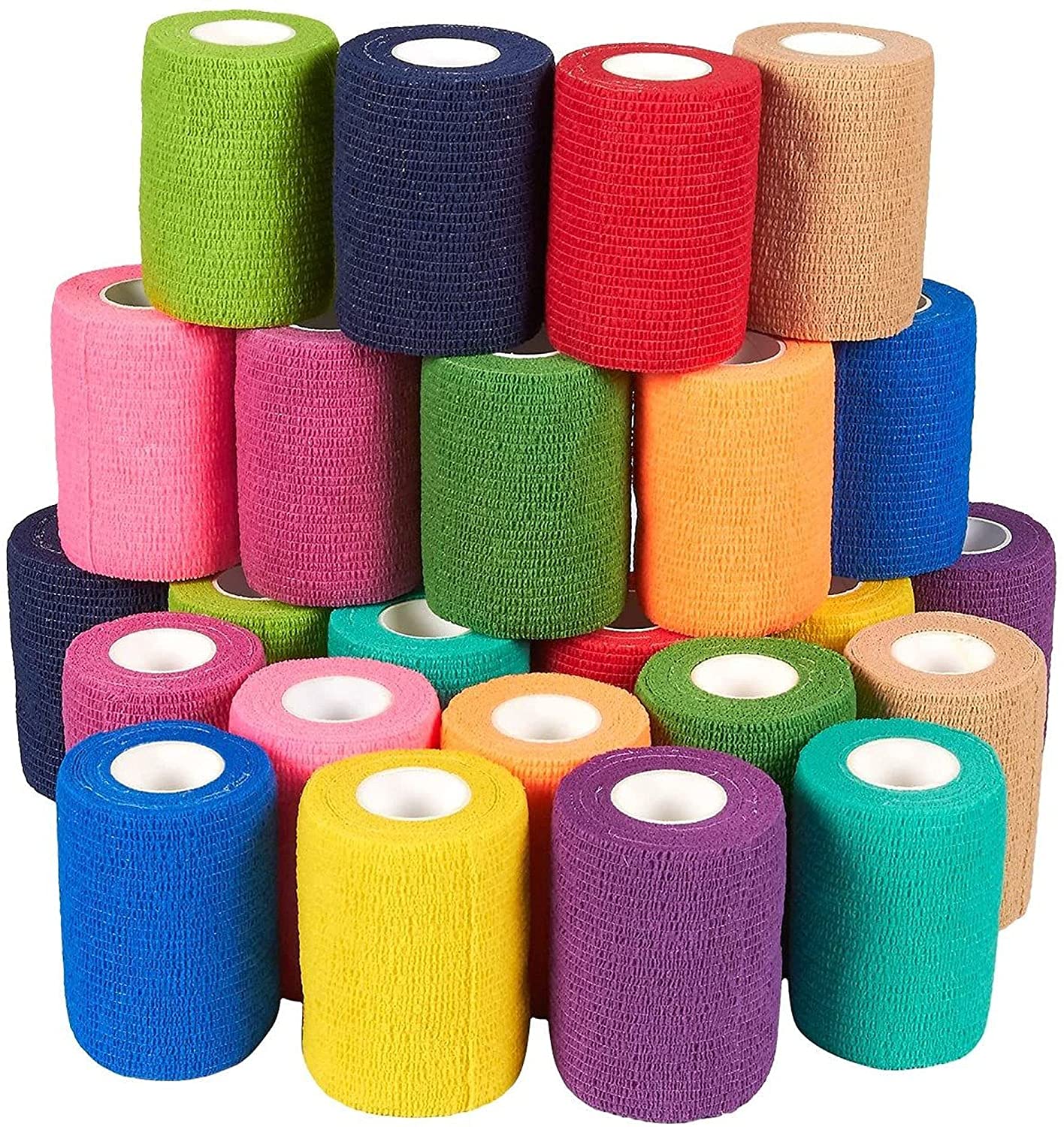 Premium Elastic Assorted Sports Cohesive Bandage