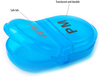 Premium Mini Plastic Daily Pill Dispenser für Fischöl