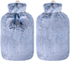 2-Liter-Wasserbeutel aus Naturkautschuk für die Wärmetherapie mit weicher Abdeckung zur Schmerzlinderung